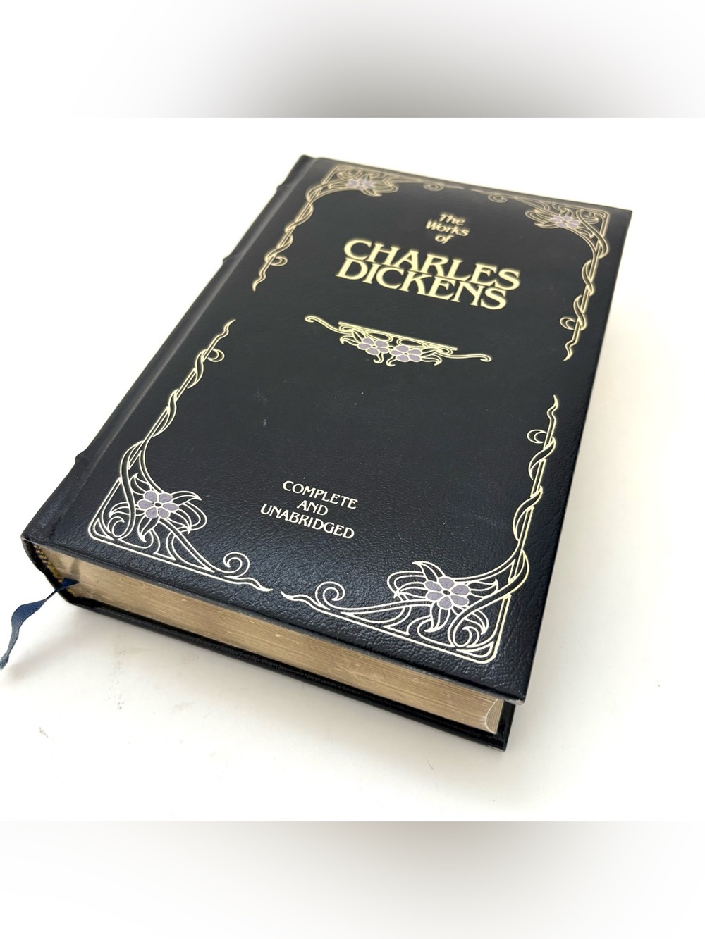 The Works of Charles Dickens Complete & Unabridged 1982 Bonded Leather Hardcover